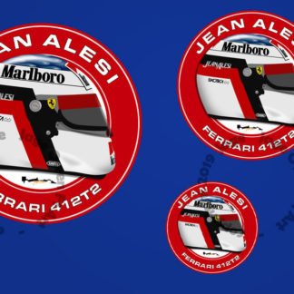 Ferrari 412T2 Rear Wing Sticker F1 Marlboro Jean Alesi Scuderia GP 